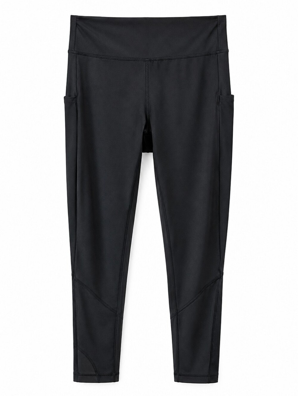 Lululemon Black Leggings Women’s Size 8 High Rise Side Pockets Athletic